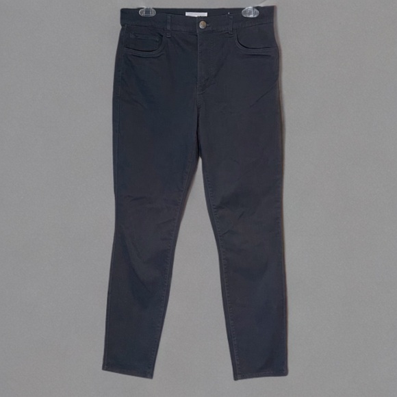 Made and Loved Loft Gray straight leg pants - Picture 1 of 5